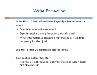 Email etiquettes | PDF