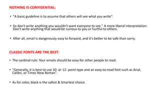 Essentials of Email Etiquettes | PPTX