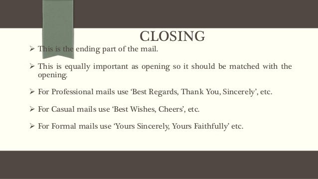 Email Etiquette's for Professional & business profiles