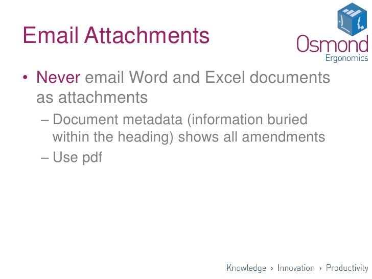 Email Hints and Tips