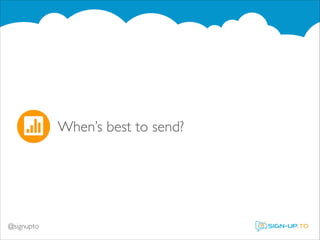 When’s best to send?

@signupto

 