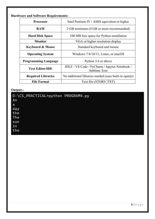 PRACTICAL RECORD FORMAT FOR TSUDENTS XI AND XII | PDF