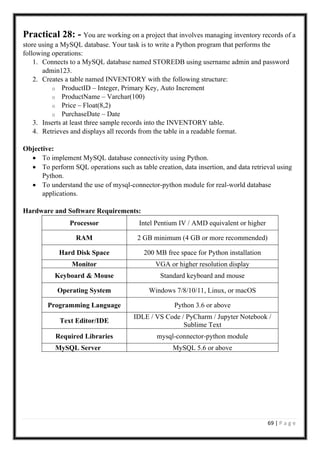 PRACTICAL RECORD FORMAT FOR TSUDENTS XI AND XII | PDF