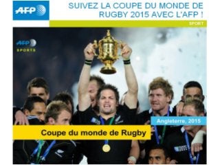 Retrouvez toute la gamme de produits AFP Sports pour une couverture exhaustive de la Coupe du Monde de Rugby !