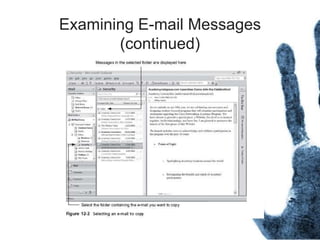 Examining E-mail Messages
(continued)
 