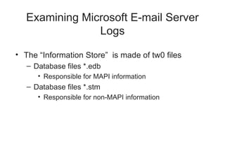 cyber forensics Email Investigations.ppt