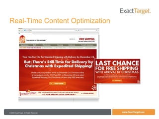 Real-Time Content Optimization 