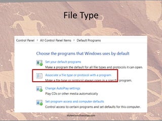 File Type
MalwareArchaeology.com
 
