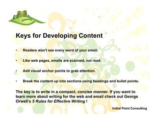 Email Techniques 101