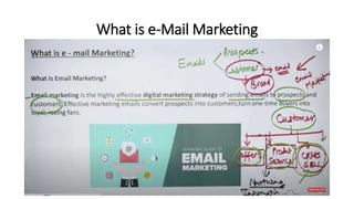 What is e-Mail Marketing
 