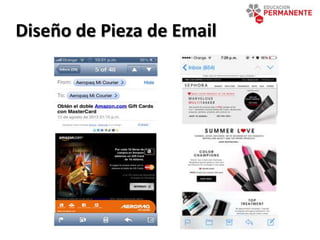 Diseño de Pieza de Email
 