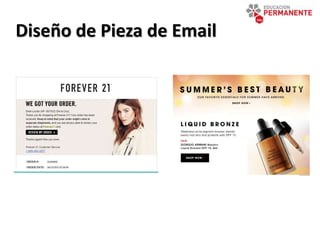 Diseño de Pieza de Email
 