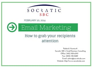 Email marketing   how to grab your recipients attention