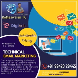 Email marketing   kotteeswaran t c - digital marketing