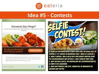 Idea #5 - Contests
 