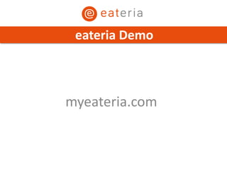 myeateria.com
eateria Demo
 