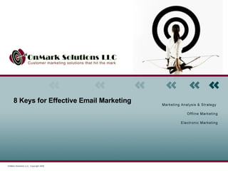 8 Keys for Effective Email Marketing 