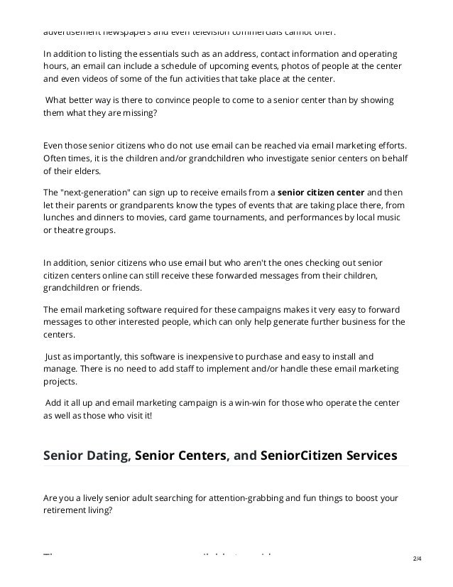 Dating As A Senior Citizen