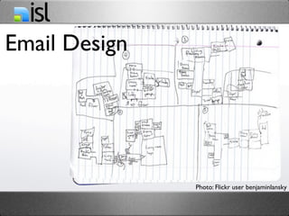 Email Design




               Photo: Flickr user benjaminlansky
 