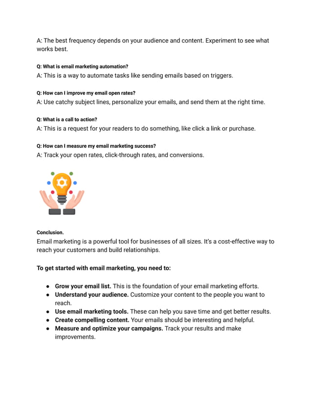 Email Marketing Fundamentals A Comprehensive Guide Pdf Email Marketing Fundamentals A Comprehensive Guide Pdf