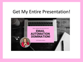 Email Marketing Masterclass: Email Automation Domination