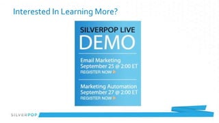 Interested In Learning More?
 