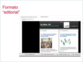 Formato
“editorial”
 