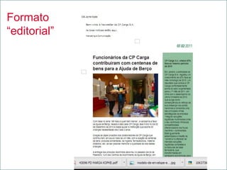 Formato
“editorial”
 