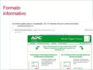 Formato
informativo
 