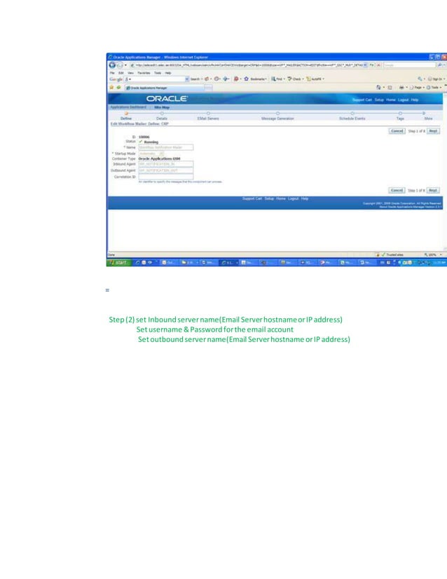 Oracle HCM Email notification | DOCX