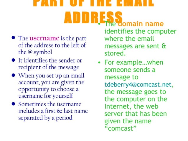 Intro to email for seniors | PPT