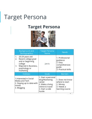 Target Persona
 