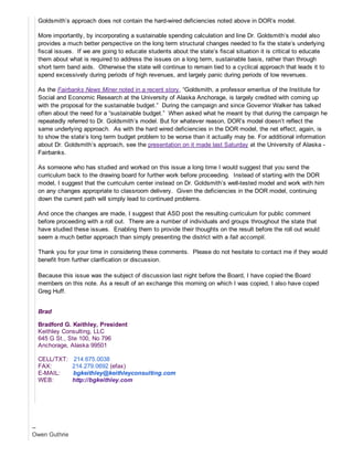 My email response to UAF eLearning on "Alaska's Fiscal Future" curriculum ...