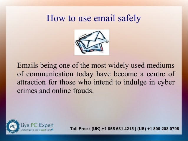 How to use email safely