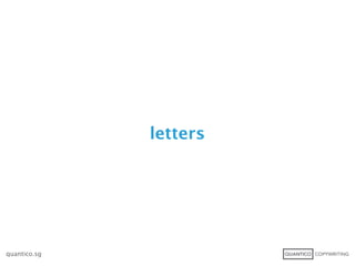letters




quantico.sg
 