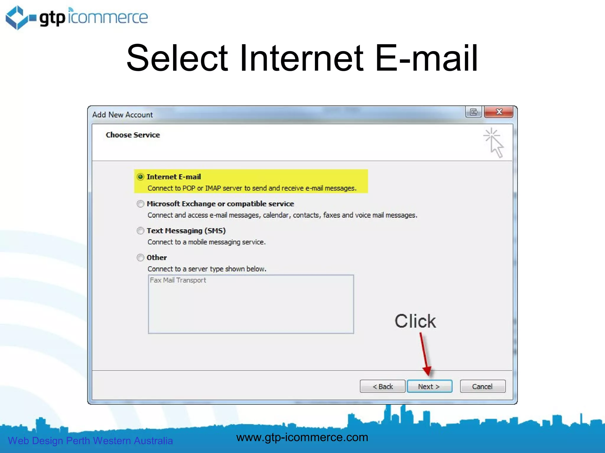 Select Internet E-mail




Web Design Perth Western Australia   www.gtp-icommerce.com
 