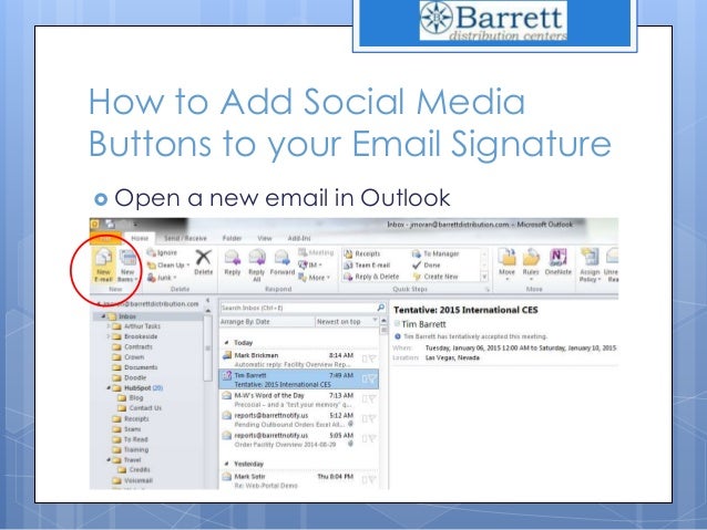 how to add signature in outlook 2010