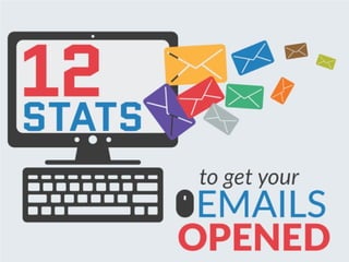 12 stats to
get your emails opened
 