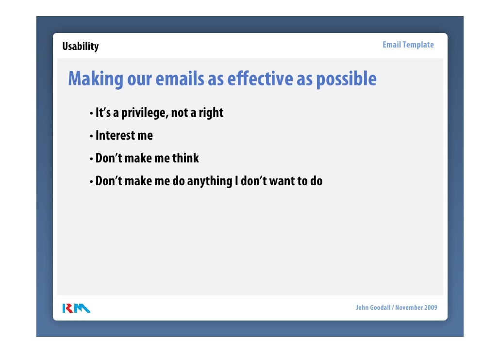making an email template