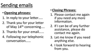 Email Writing ............,.............. | PPTX