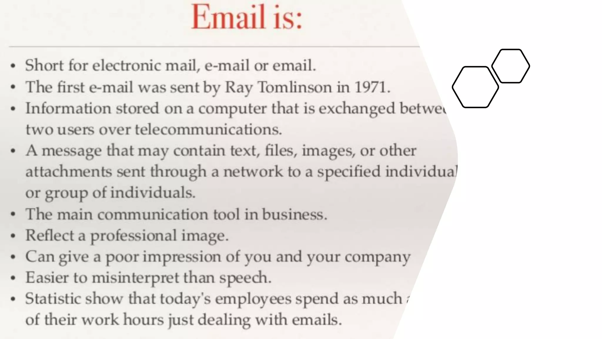 Email writing skills