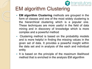 Em Algorithm | Statistics | PPT