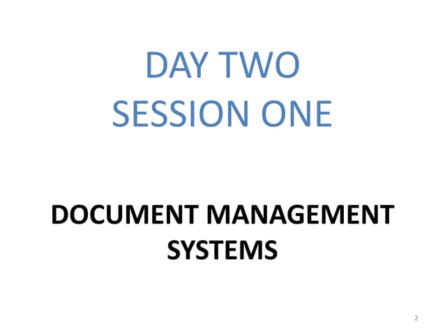 Document Management System | PPTX