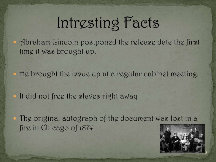 Reason for emancipation proclamation