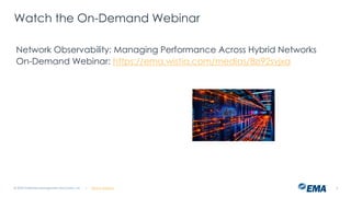 Network Observability: Managing Performance Across Hybrid Networks | PDF