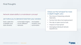 Network Observability: Managing Performance Across Hybrid Networks | PDF