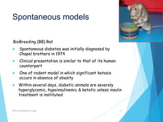 Em antidiabetic drugs | PPTX