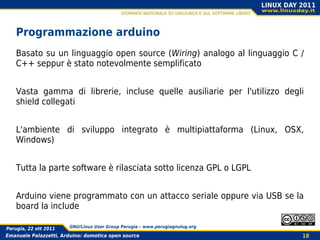 Arduino: domotica OpenSource | PPT