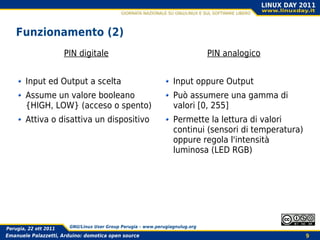Arduino: domotica OpenSource | PPT