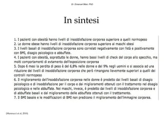 Dr. Emanuel Mian, PhD




                         In sintesi




(Mannucci et al, 2010)
 